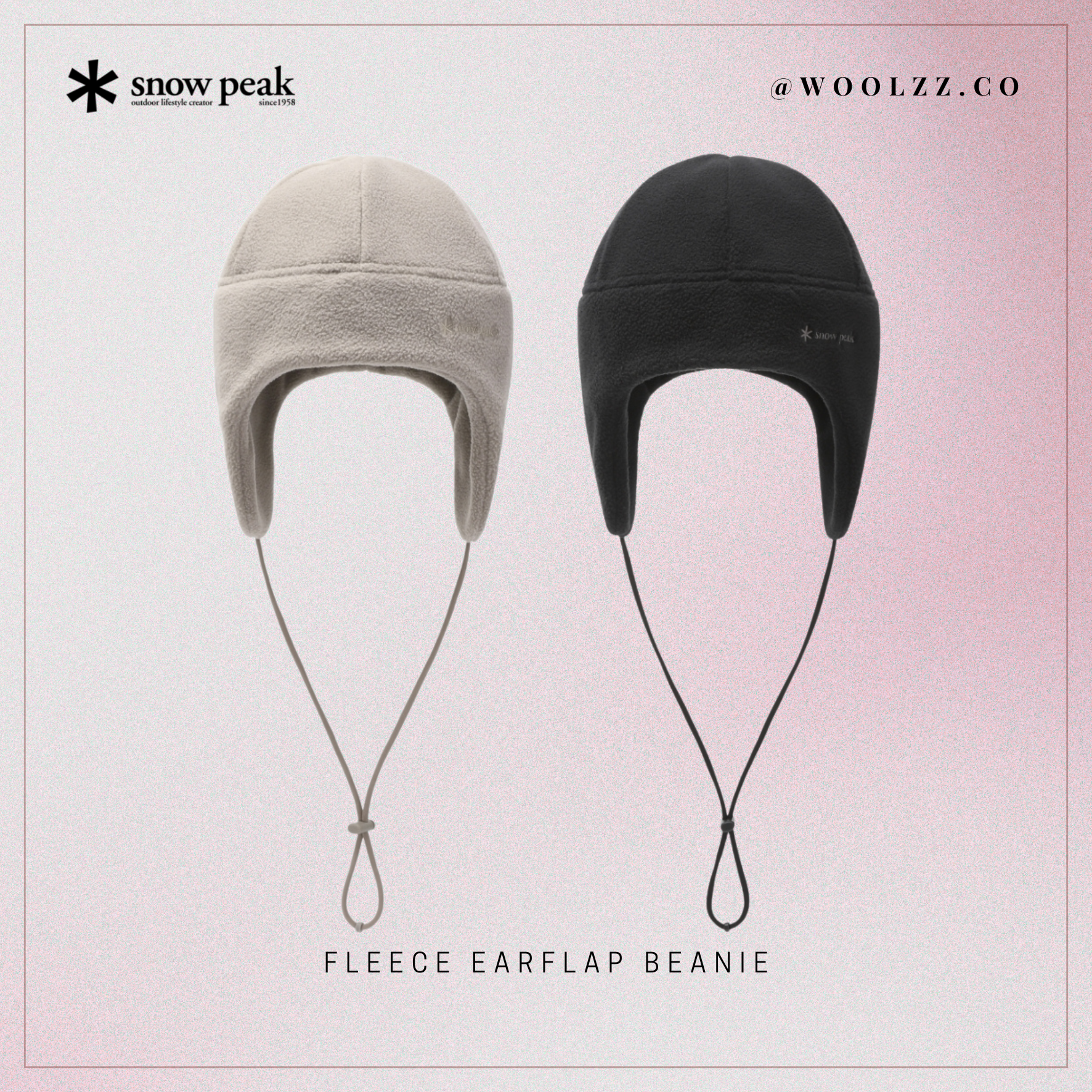 Snow Peak 抓絨耳罩毛帽 S25WUF-CP56