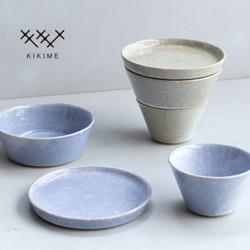 【日本 KIKIME】kasane 美濃燒梅花皮陶瓷食器 【三層】