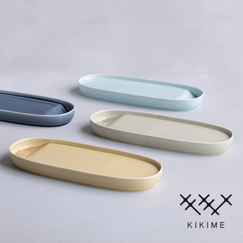 【日本 KIKIME】suzuri 波佐見燒可沾醬長型盤