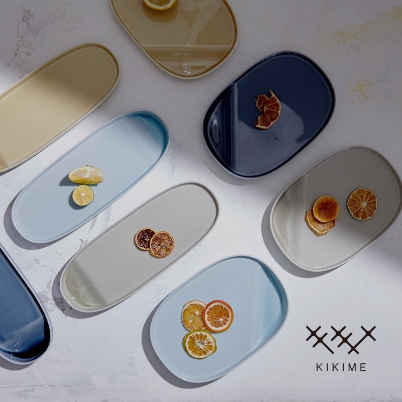 【日本 KIKIME】suzuri 波佐見燒可沾醬長型盤