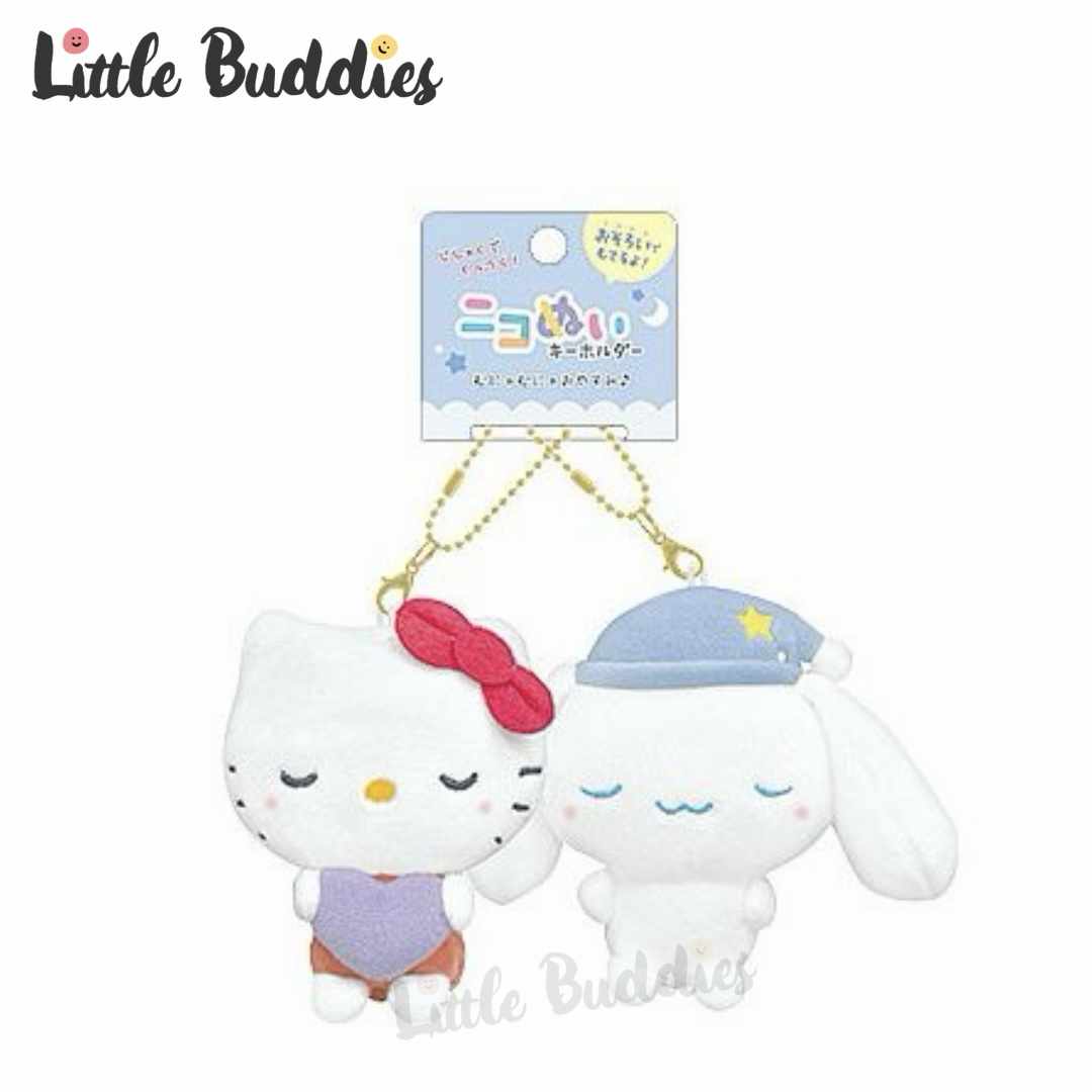 日本 Sanrio 眼訓造型 磁吸對裝公仔匙扣