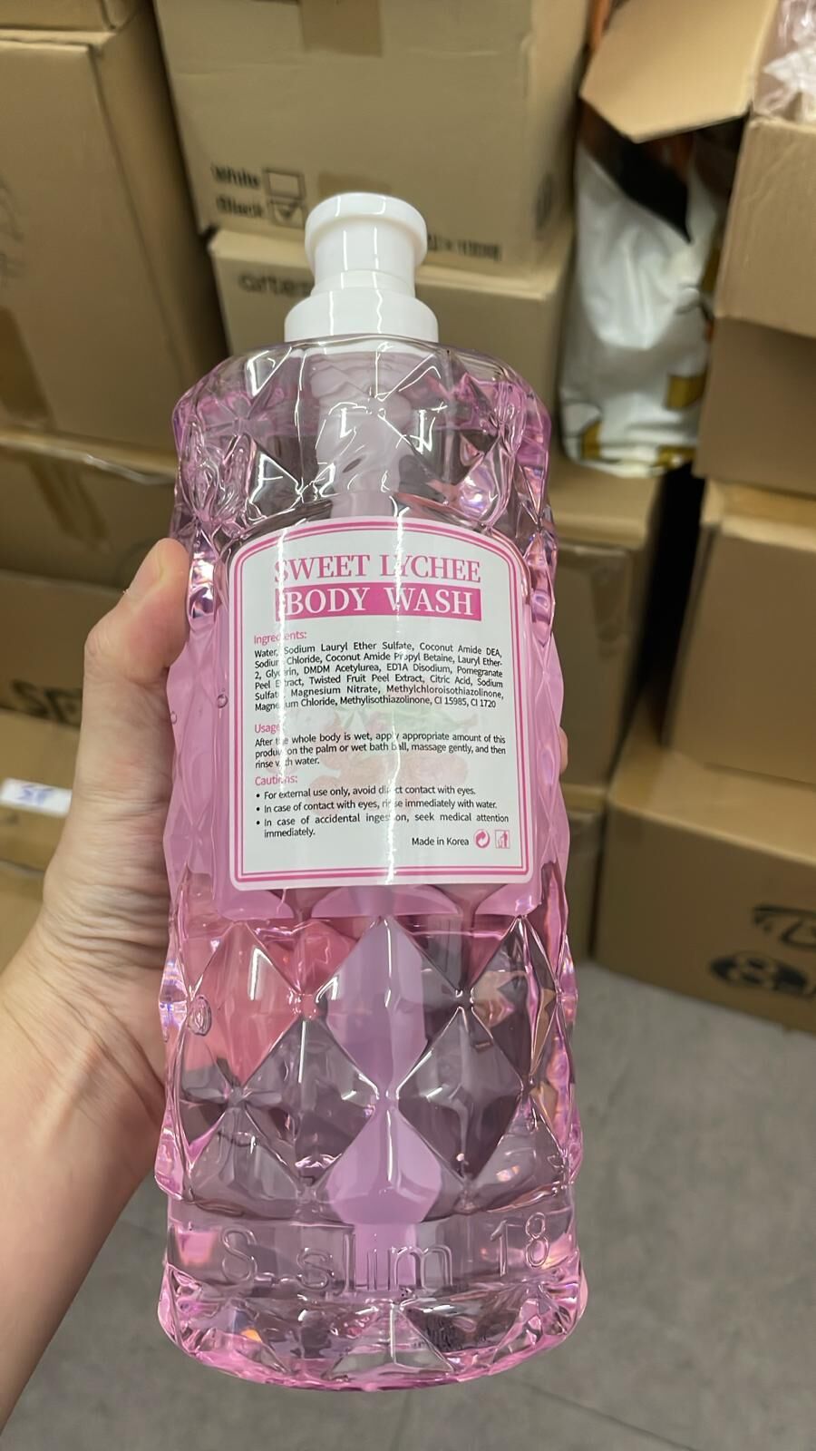 現貨 slim 18香水味沐浴露(sweet Lychee)