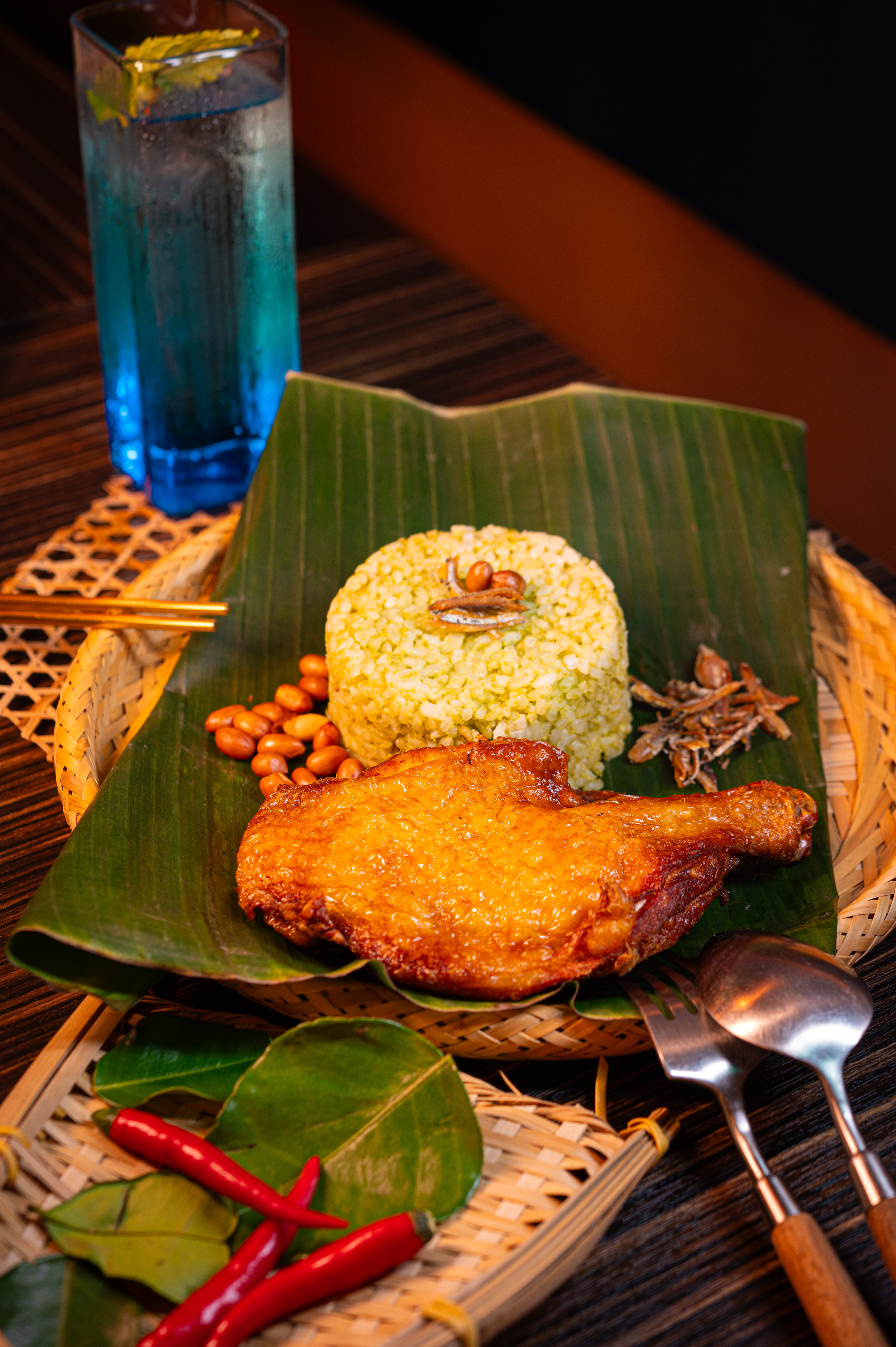 馬來生炸雞髀椰漿飯