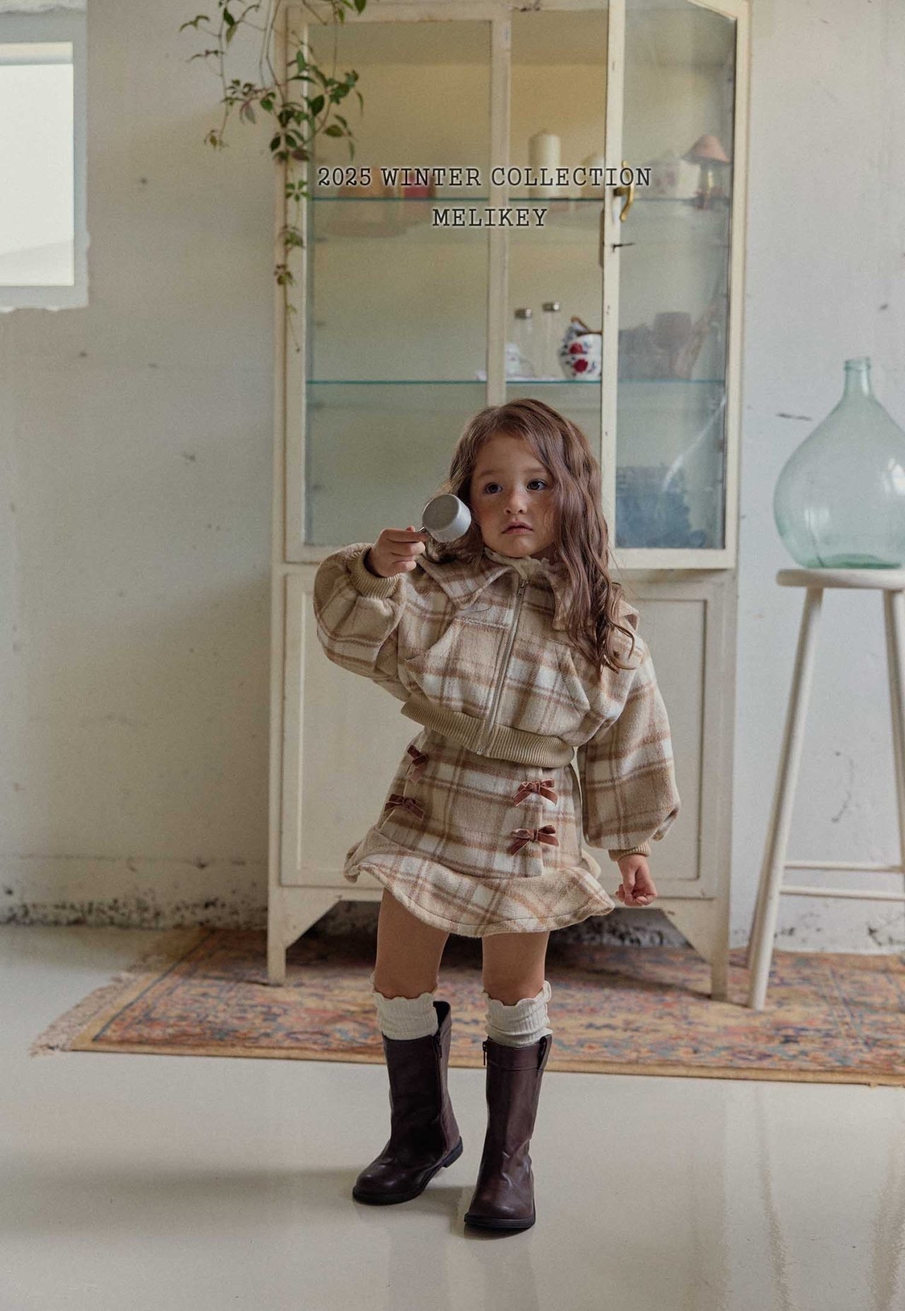 Melikey Four Ribbon Frill Skirt