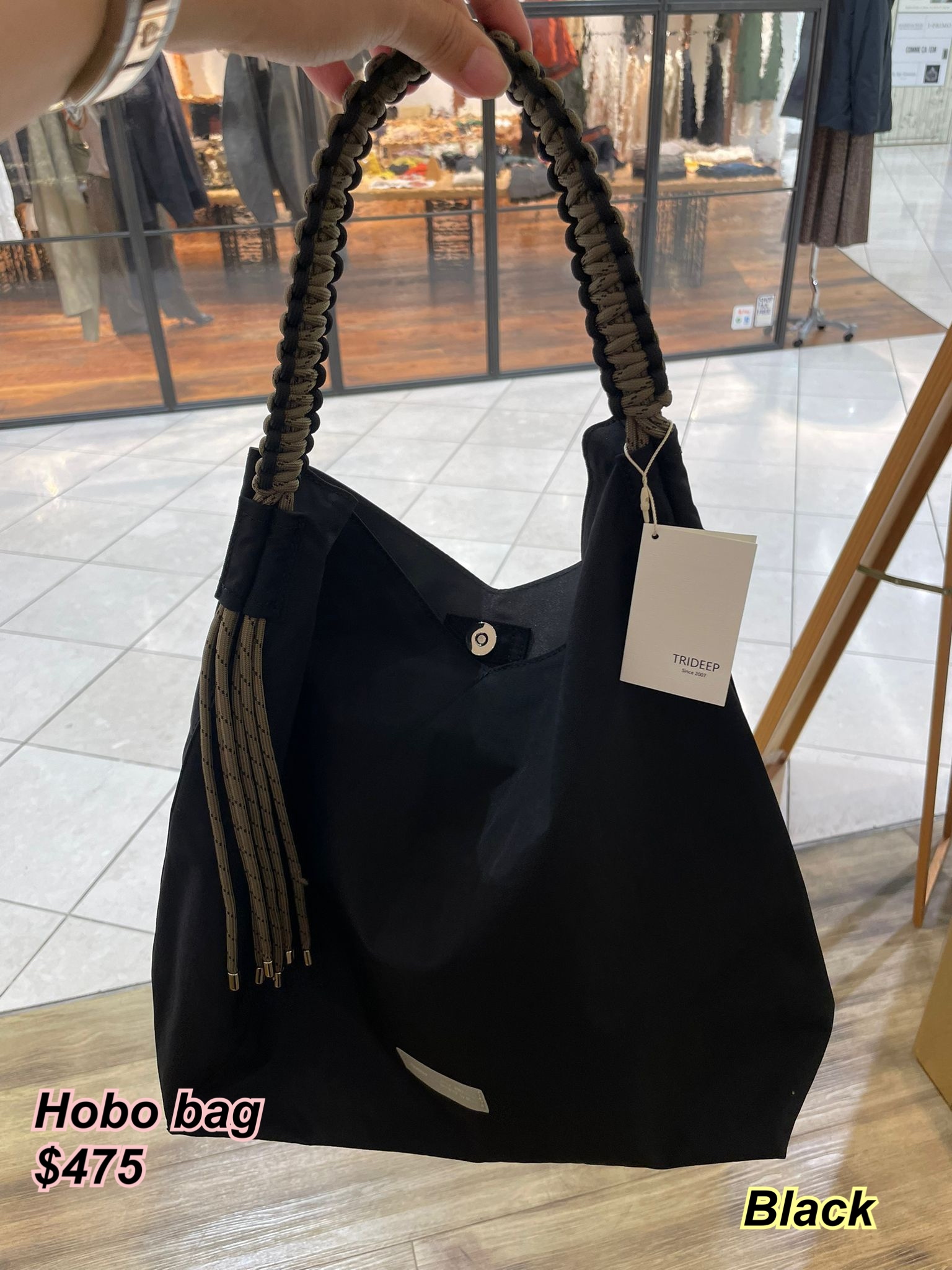 24/11 日本人氣Trideep hobo bag /多色