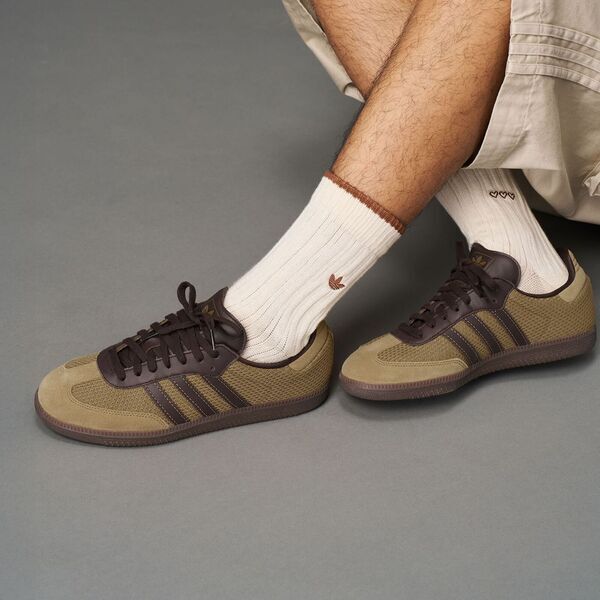 Adidas 愛迪達 Samba OG JR0884 男女 運動休閒鞋 德訓鞋 德訓鞋 舒適 卡其 棕