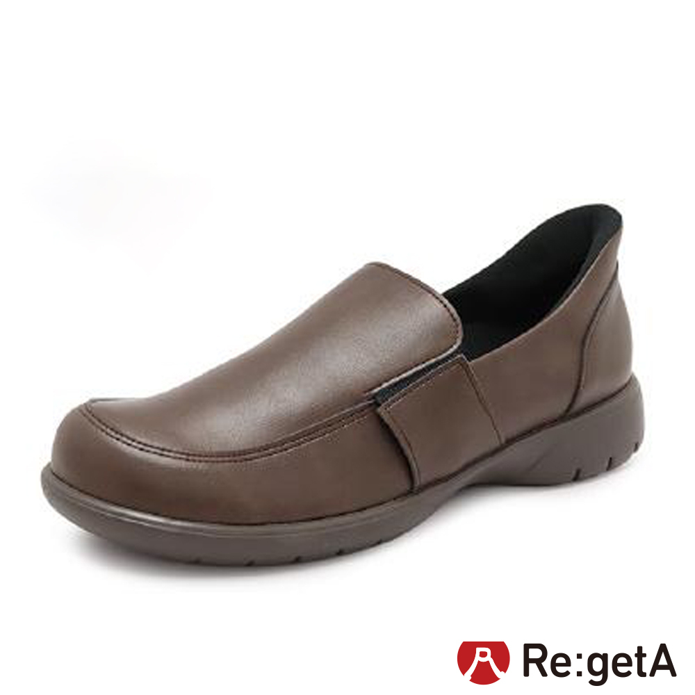 大阪樂步健康鞋 Re:getA套入式經典樂福鞋R404M(DBR-深咖啡)