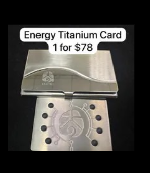 1 ENERGY TITANIUM CARD