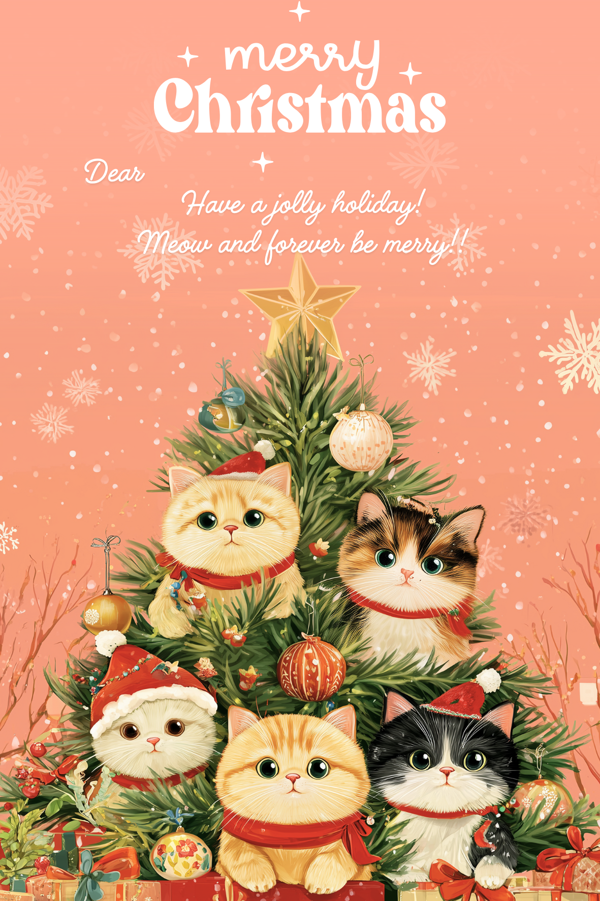 貓咪聖誕卡（請於結帳頁加購）