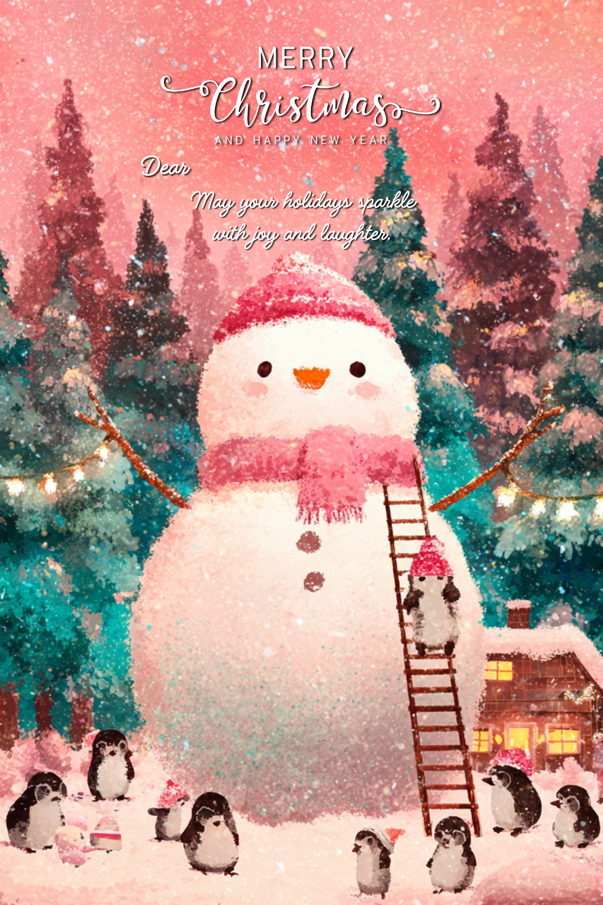 雪人聖誕卡（請於結帳頁加購）