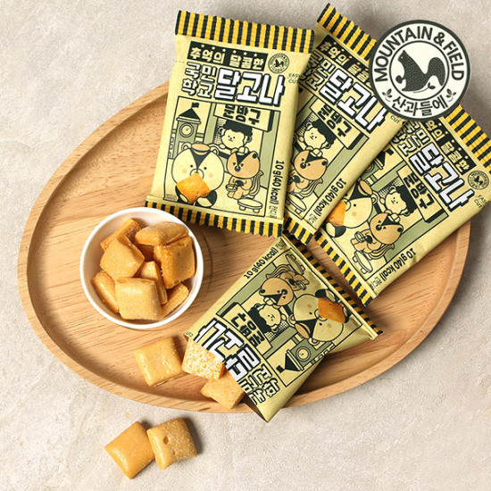 (預購商品)  韓國 MOUNTAIN & FIELD 松鼠家 純手工焦糖脆餅 10g