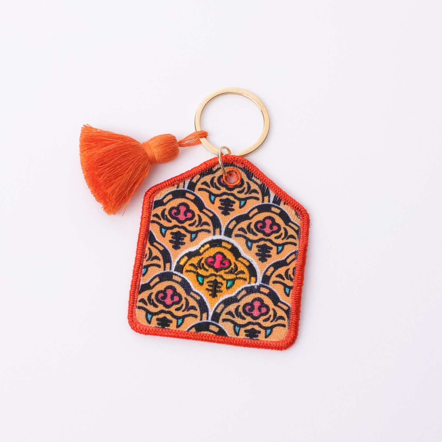 Embroidered Lucky Charm/Gods of Taiwan/Guardian Tiger Deity