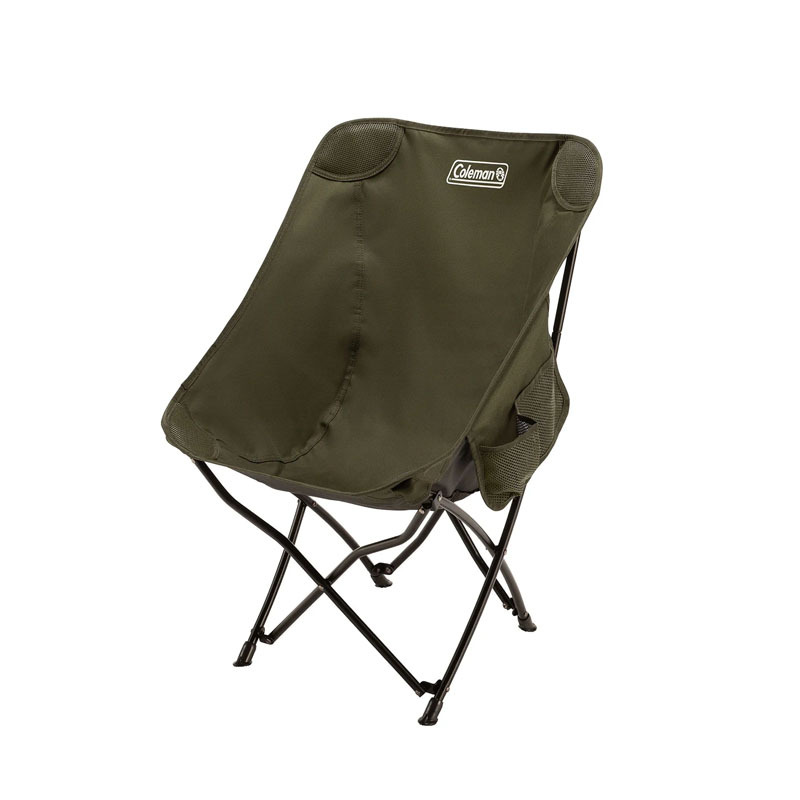 美國品牌Coleman 摺疊式休閒椅-橄欖綠 (53 × 63 × H76cm) -2190857