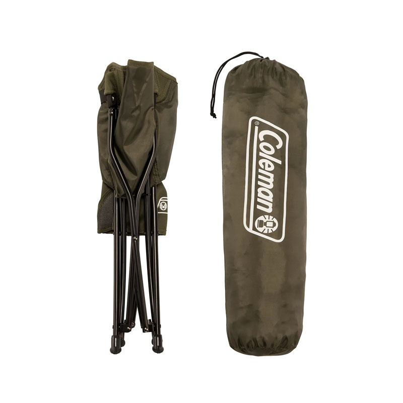 美國品牌Coleman 摺疊式休閒椅-橄欖綠 (53 × 63 × H76cm) -2190857