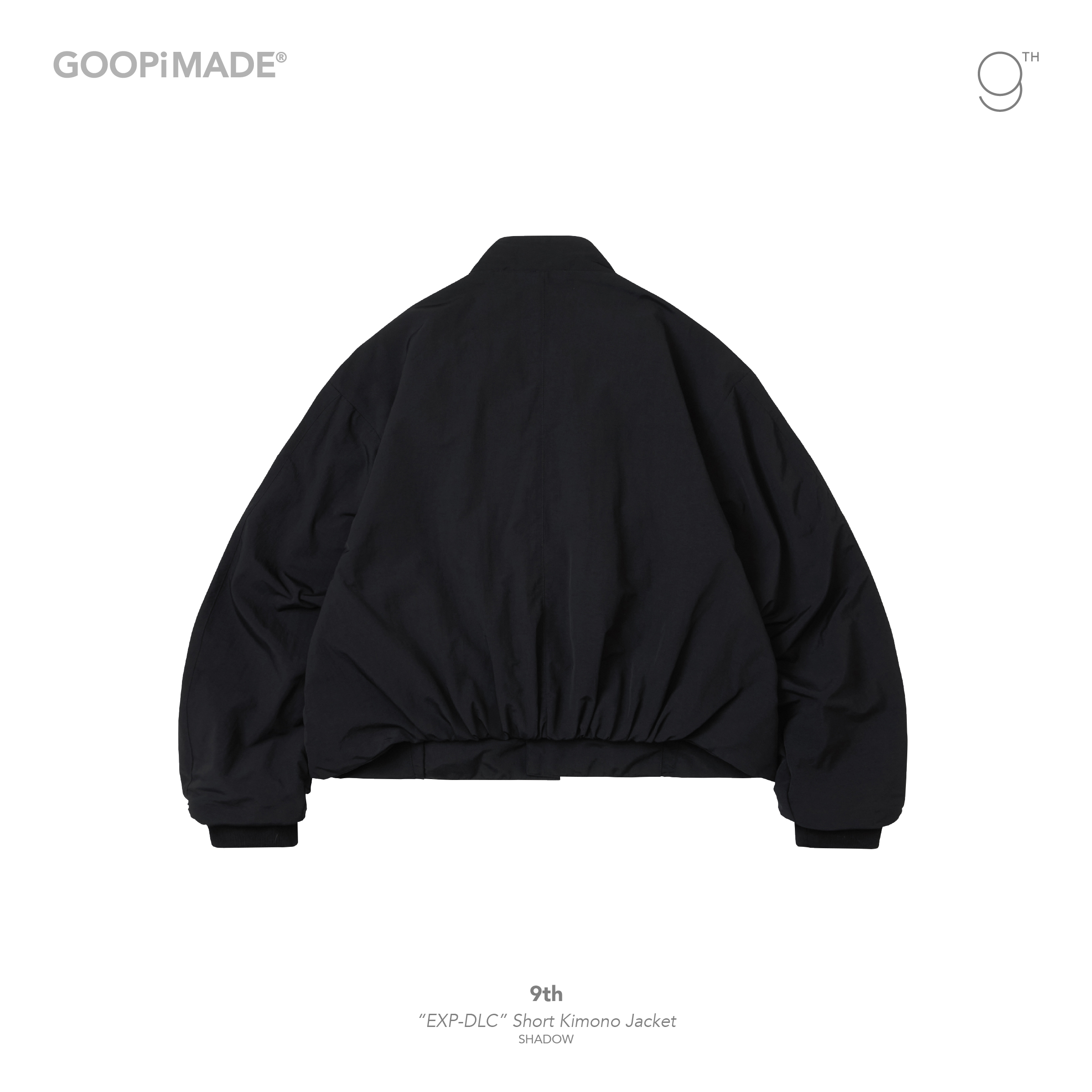 9th - “EXP-DLC” Short Kimono Jacket - Shadow