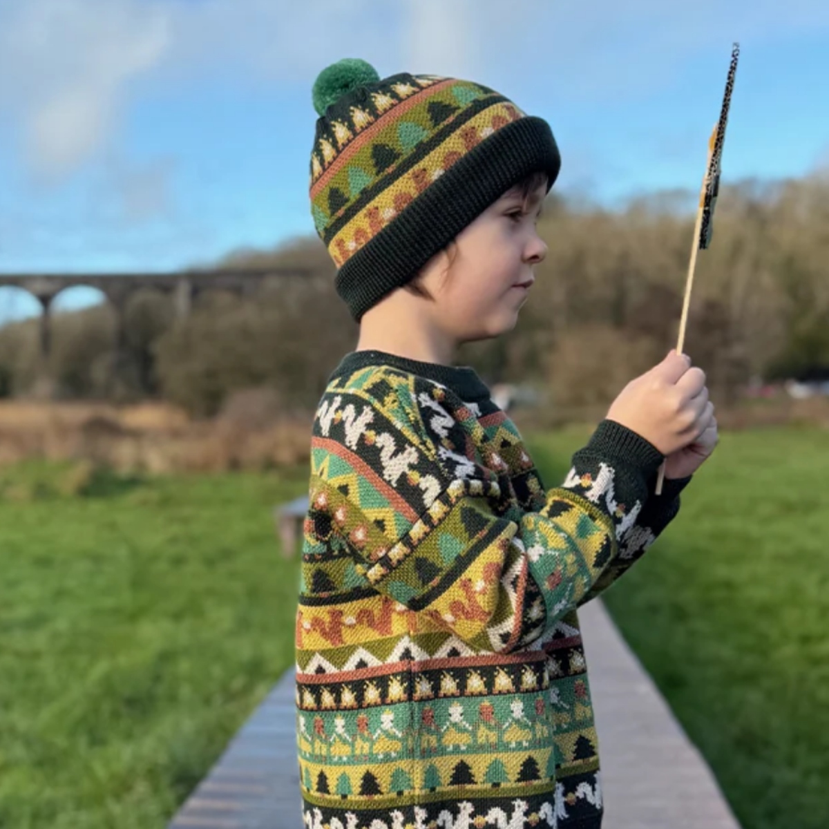 MABLI 北歐童話毛球帽 SCOUT CAMP BEANIE - MULTI