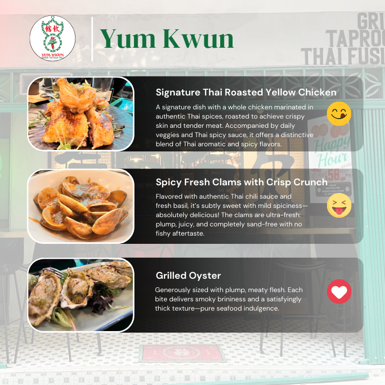 Restaurant Recommendations | Yum Kwun