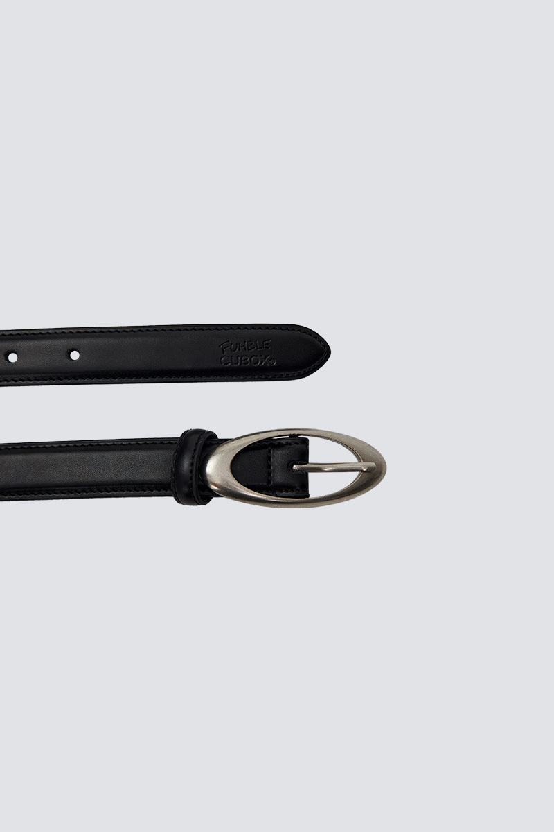 O-Shape Ring General Leather Belt｜Black｜Hong Kong Original Design