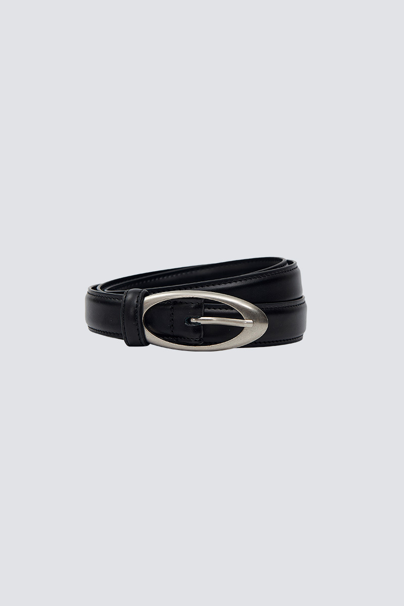 O-Shape Ring General Leather Belt｜Black｜Hong Kong Original Design
