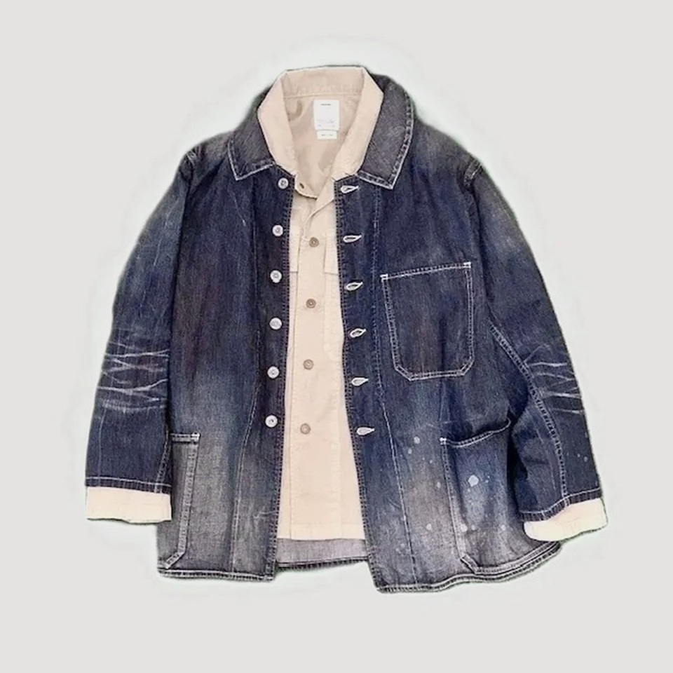 VISVIM SOCIAL SCULPTURE BUCKY COVERALL DRY DENIM - SIZE 3 IN STOCK NOW (現貨發售中)