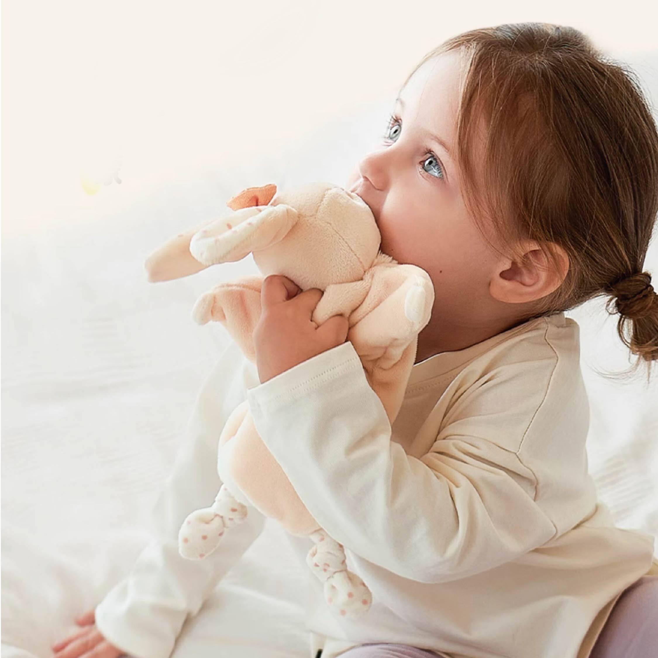 【JS0375】蝴蝶結兔兔安撫玩具/手偶