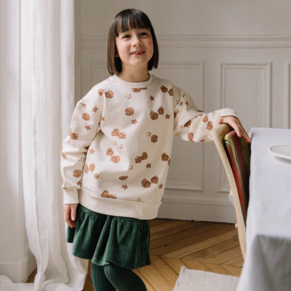 STUDIO BOHEME PARIS 聖誕村長袖運動衫 SWEATSHIRT Bart-Village de noel