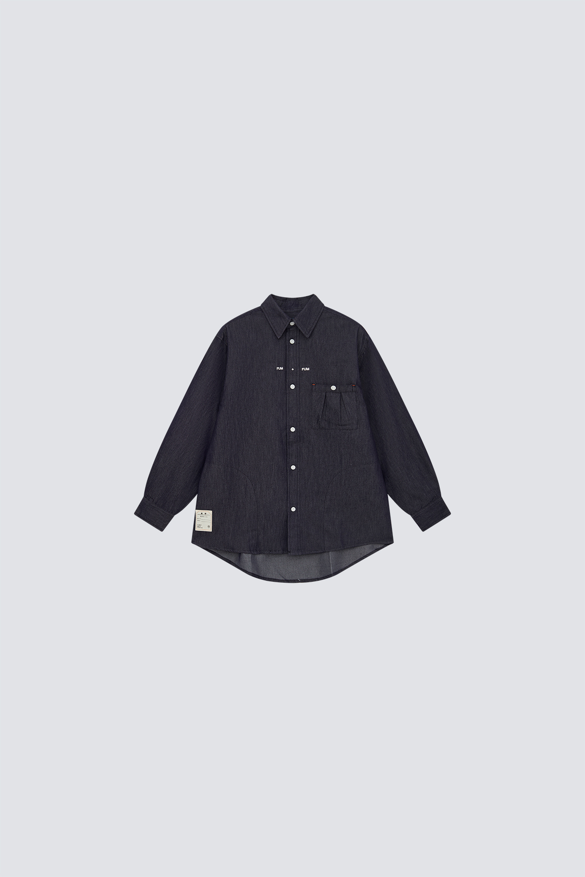 FUM Denim Shirt｜Dark Blue｜Hong Kong Original Design