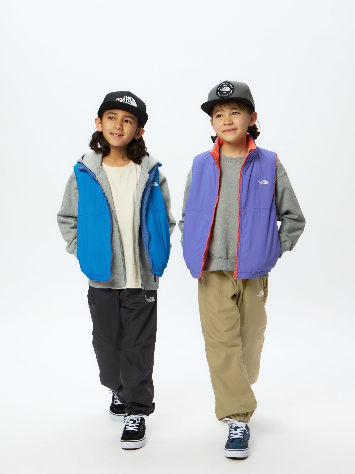 預購┃日本 大童款 TNF Kids Reversible Cozy Vest 雙面穿 搖粒絨 尼龍 背心