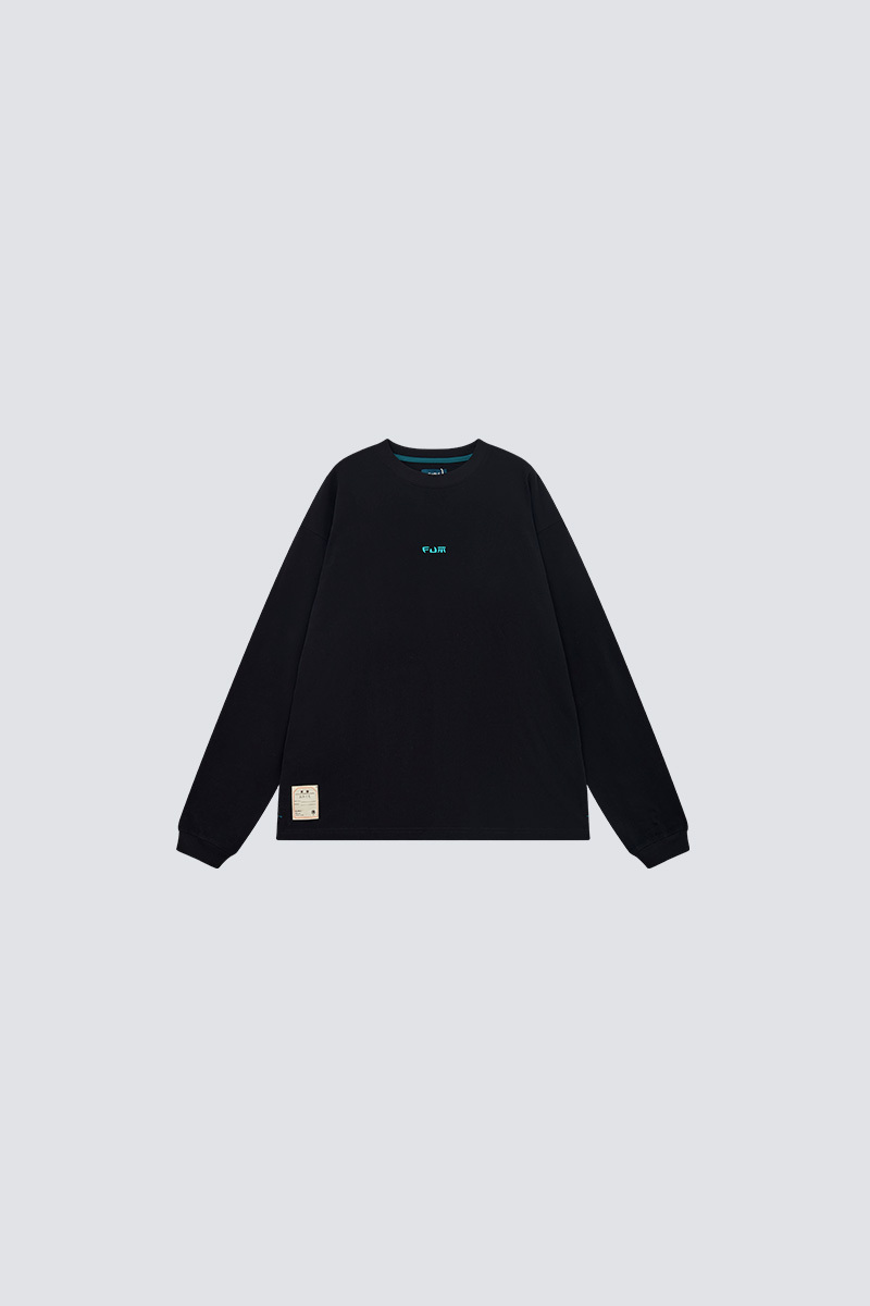 JP FUM Logo Long Sleeve Tee｜Black｜Hong Kong Original Design