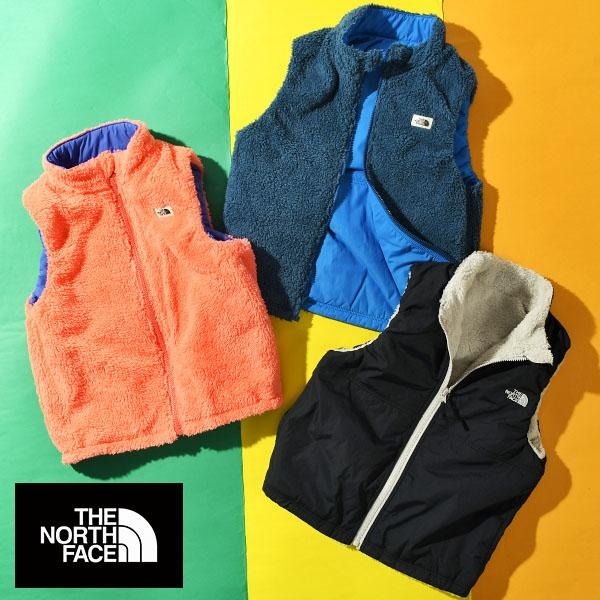 預購┃日本 大童款 TNF Kids Reversible Cozy Vest 雙面穿 搖粒絨 尼龍 背心