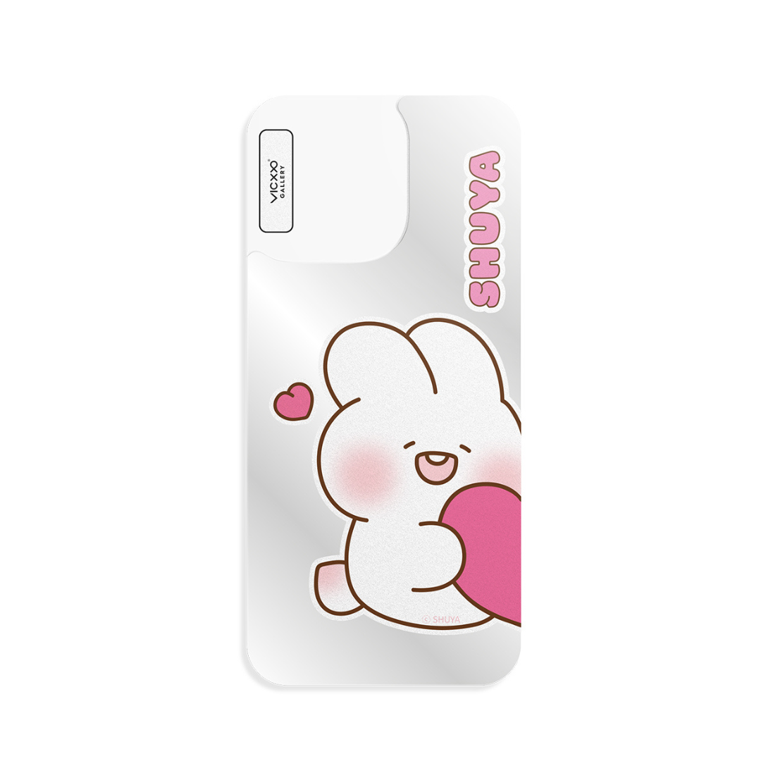 Shuya 手機鏡面背貼膜 / 愛心Shuya-VC092