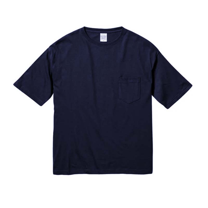 United Athle UA 5.6OZ寬版口袋短袖 深藍色 3500801-086 [台灣現貨]