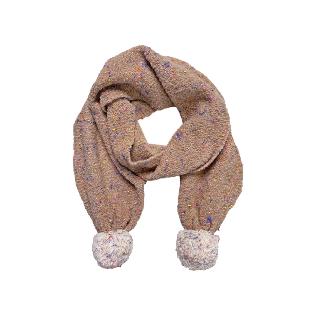 MABLI 混彩毛球圍巾 SPRINKLES SCARF - RAINBOW EARTH