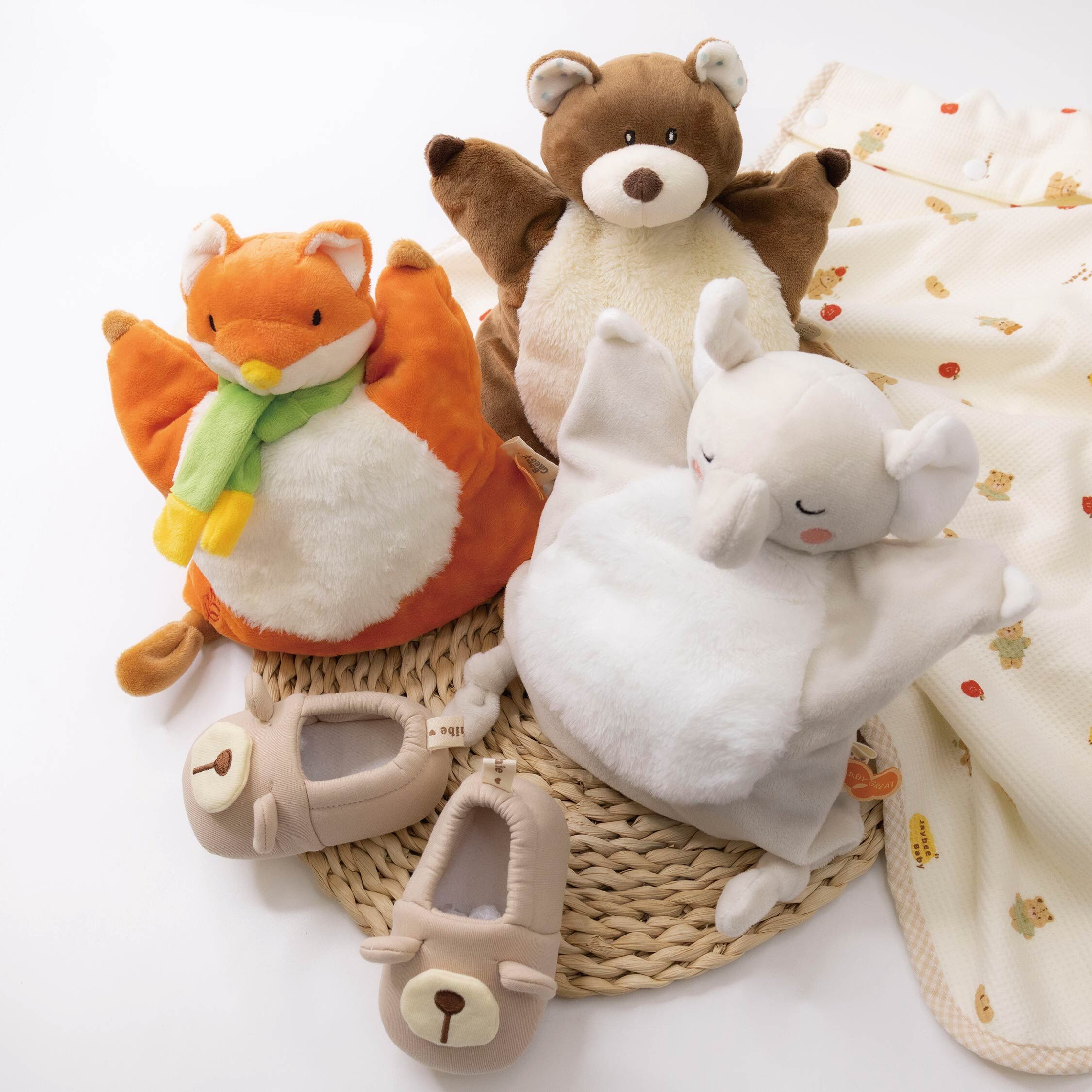 【JS0376】動物好朋友安撫玩具/手偶＊三款