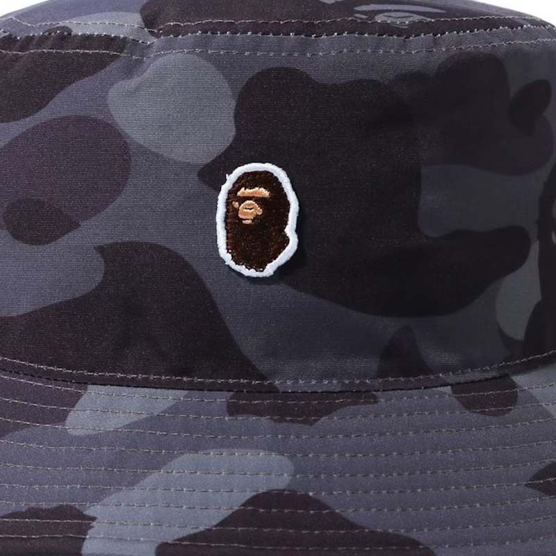 BAPE 滿版迷彩小猿頭 漁夫帽 帽子 灰紫色 BAPE-336CM [台灣現貨]