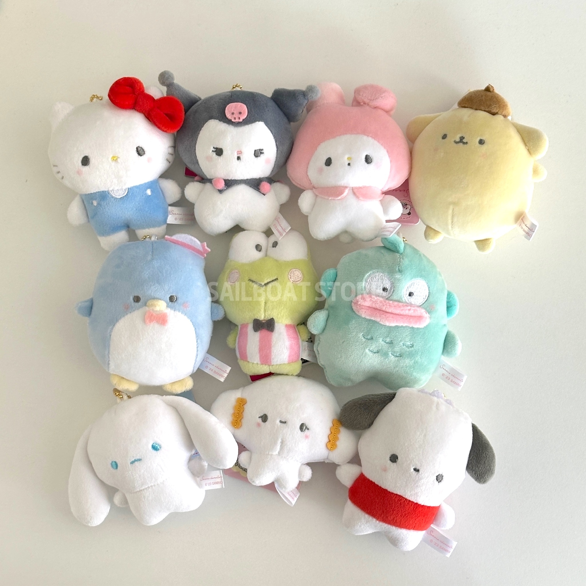 #部分現貨 三麗鷗 麻糬熊貓 豆豆眼 聯名 吊飾 鑰匙圈 娃娃