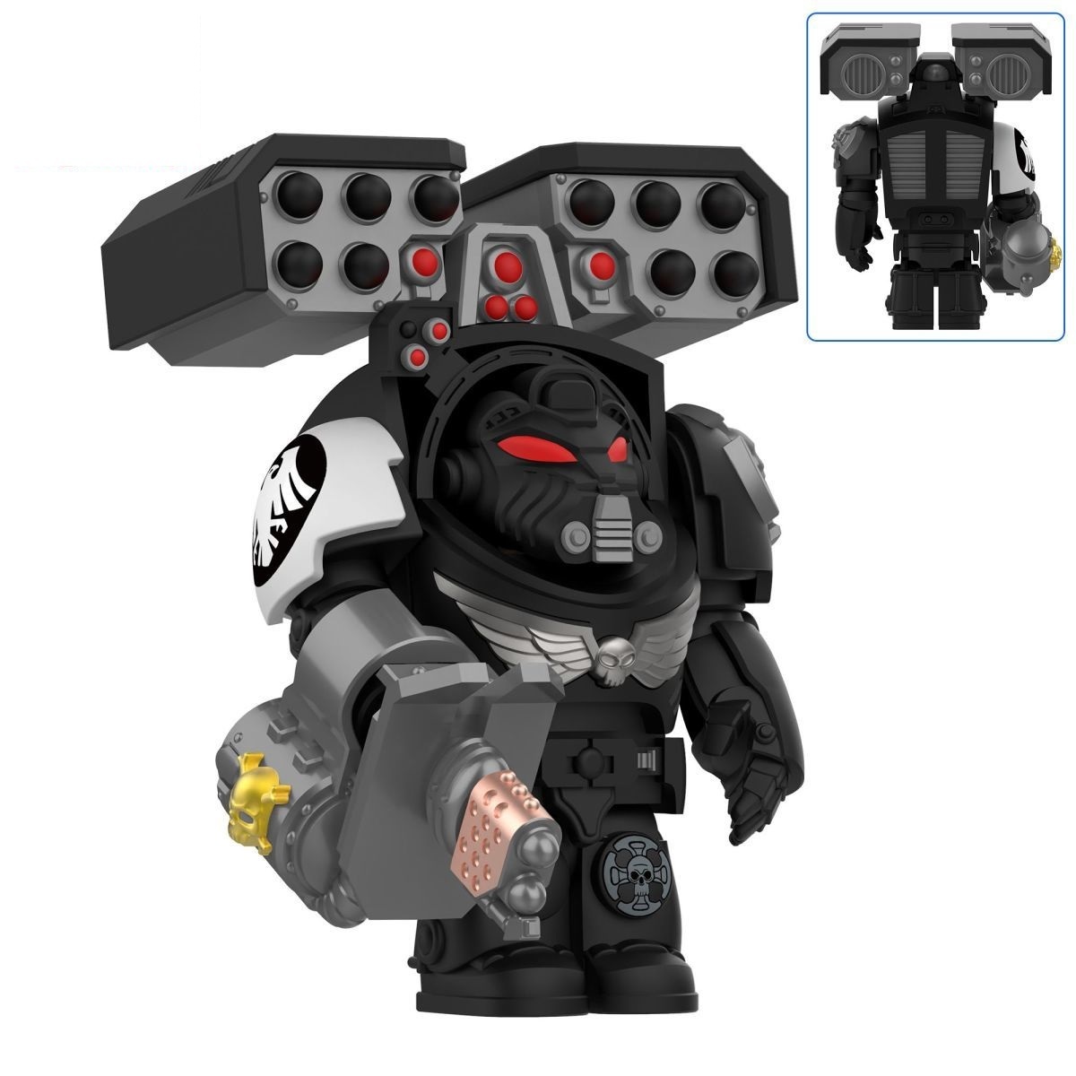 Raven Guard 40k Custom Minifigures fit Lego DY718