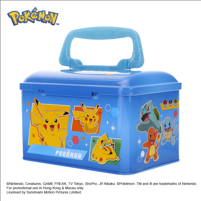 Pokémon 手挽式鐵盒錢箱 PKM-4886-2