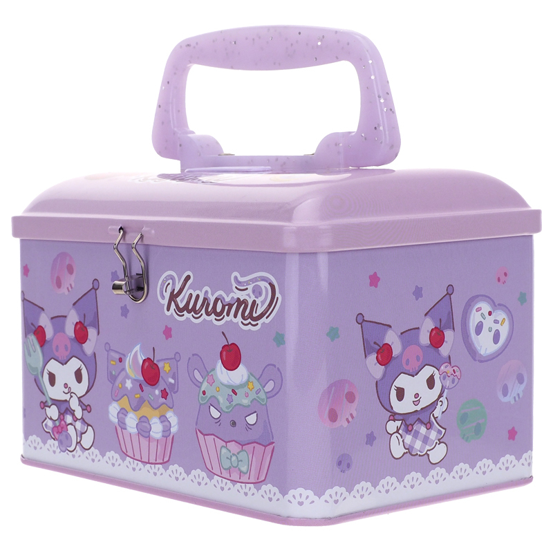 Kuromi 手挽式鐵盒錢箱 9-4886-60