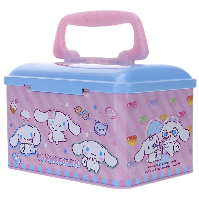 Cinnamoroll 手挽式鐵盒錢箱 9-4886-61