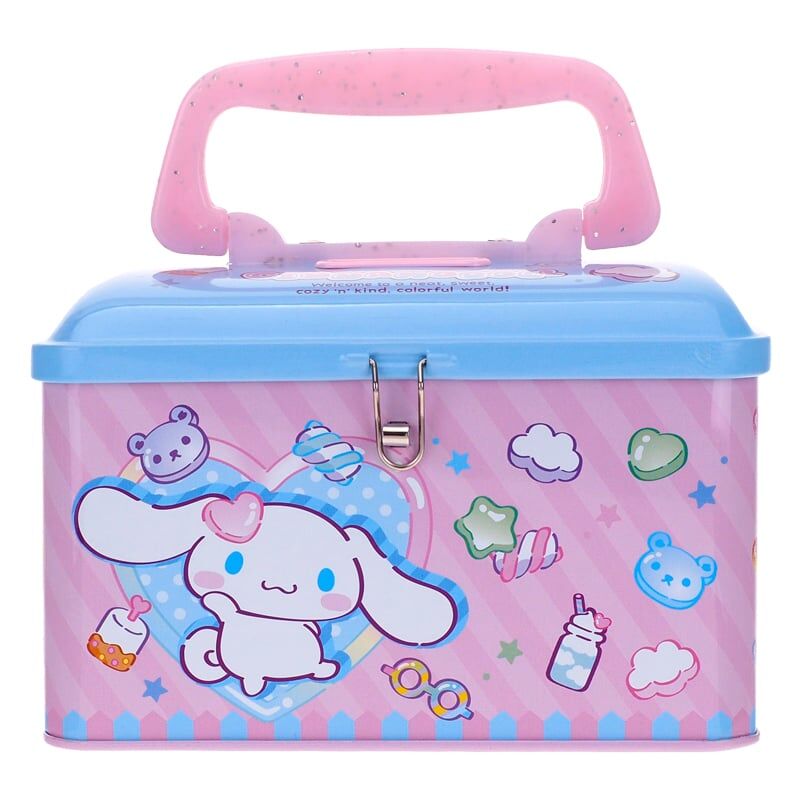 Cinnamoroll 手挽式鐵盒錢箱 9-4886-61