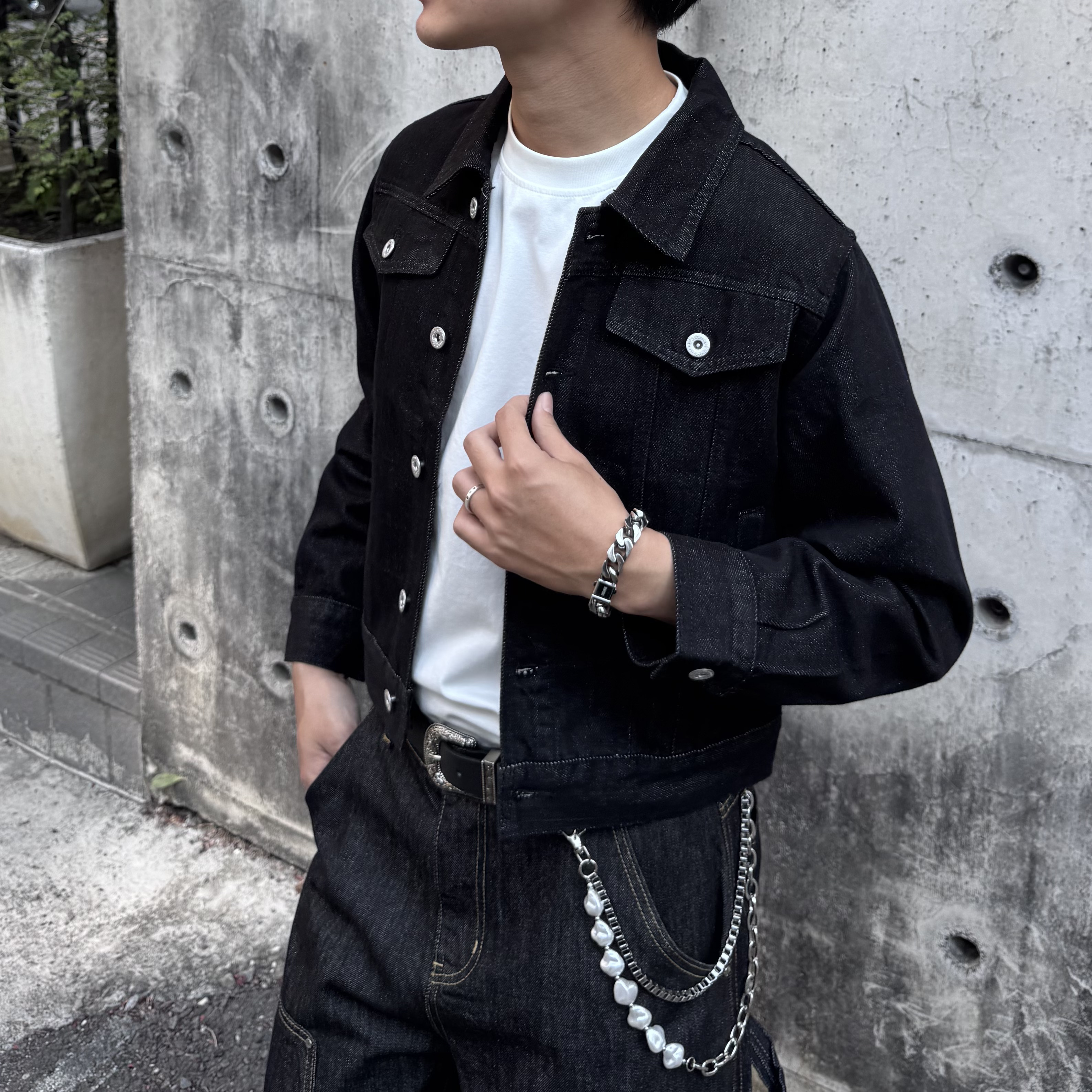 （現貨）LJ031 美式復古合身牛仔外套