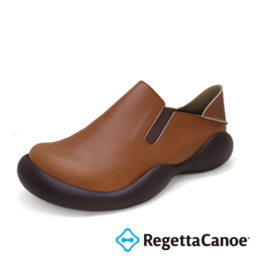 大阪樂步健康鞋 RegettaCanoe-兩穿式後踩便鞋休閒鞋CJOS6425 (CAM-駝色)