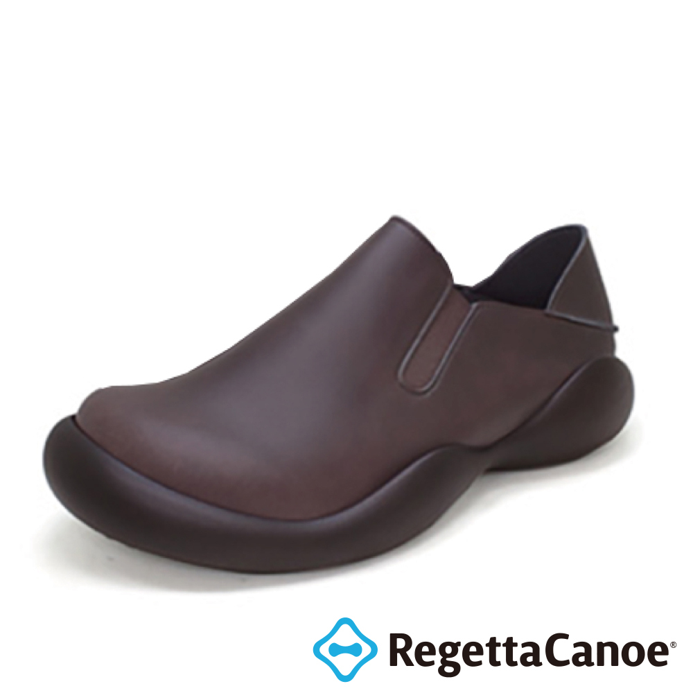 大阪樂步健康鞋 RegettaCanoe-兩穿式後踩便鞋休閒鞋CJOS6425 (DBR-深咖啡)