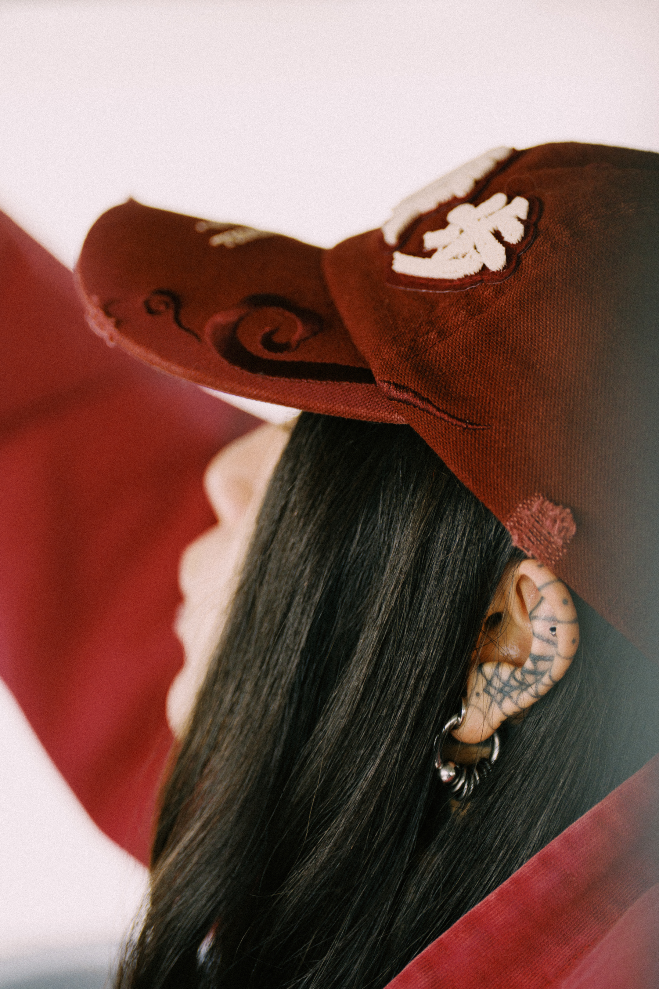 Taking a stroll in Yokohama Washed Cap｜Claret｜Hong Kong Original Design