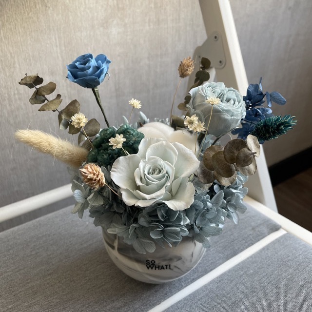 夜暮藍・永生盆花・日本永生玫瑰・可宅配（外縣市限本島)