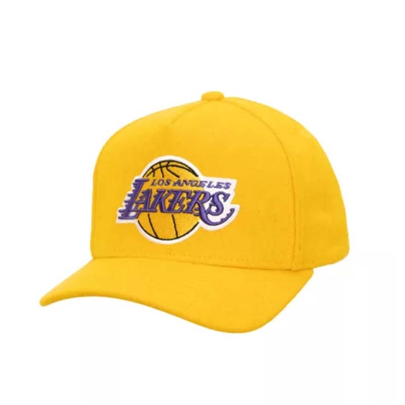 Mitchell & Ness KICKING WOOL PRO STRAPBACK 湖人 帽子 MN25AHA01LAL [台灣現貨]
