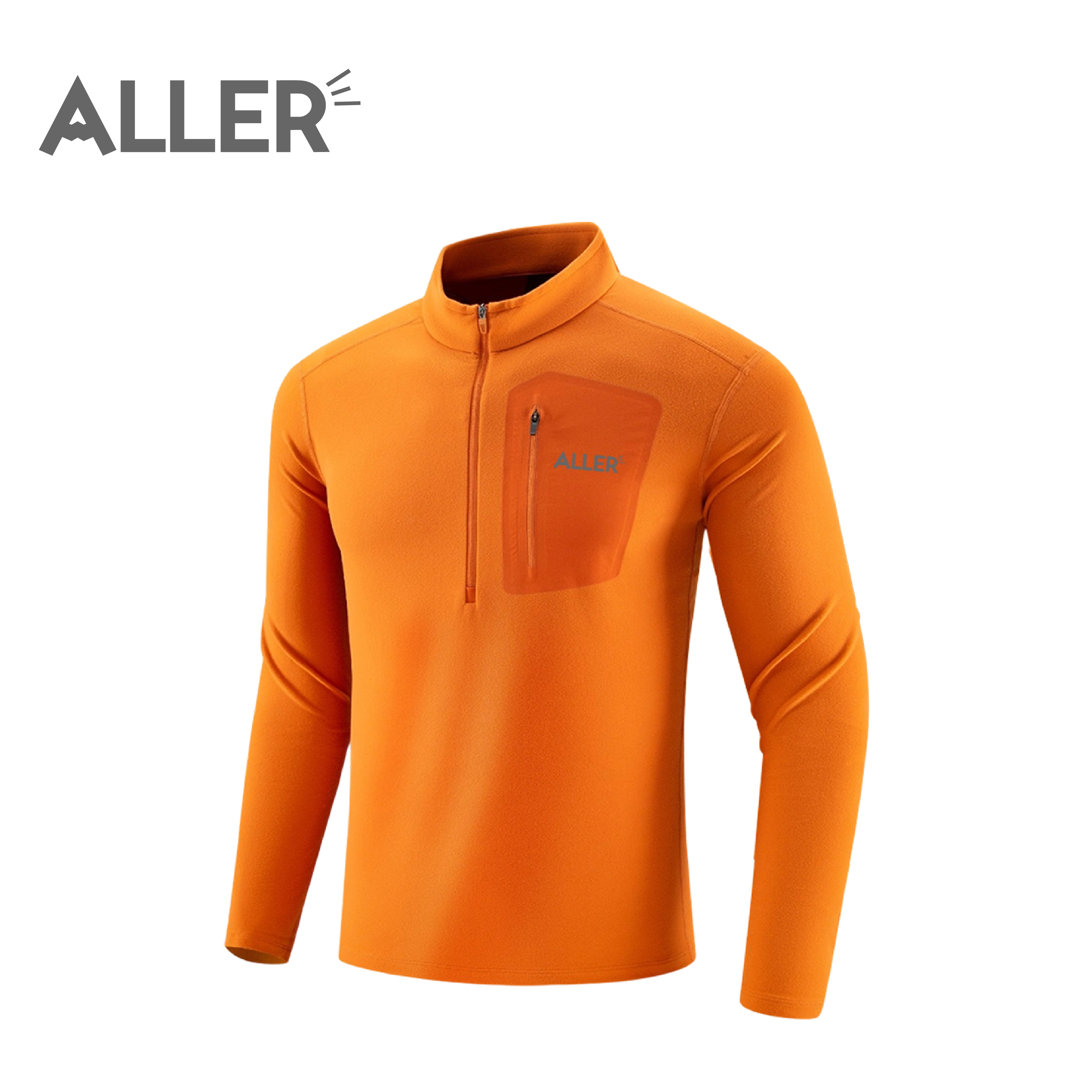 ALLER 升溫拉鍊領保暖上衣 男款 (3色) 01AL2609