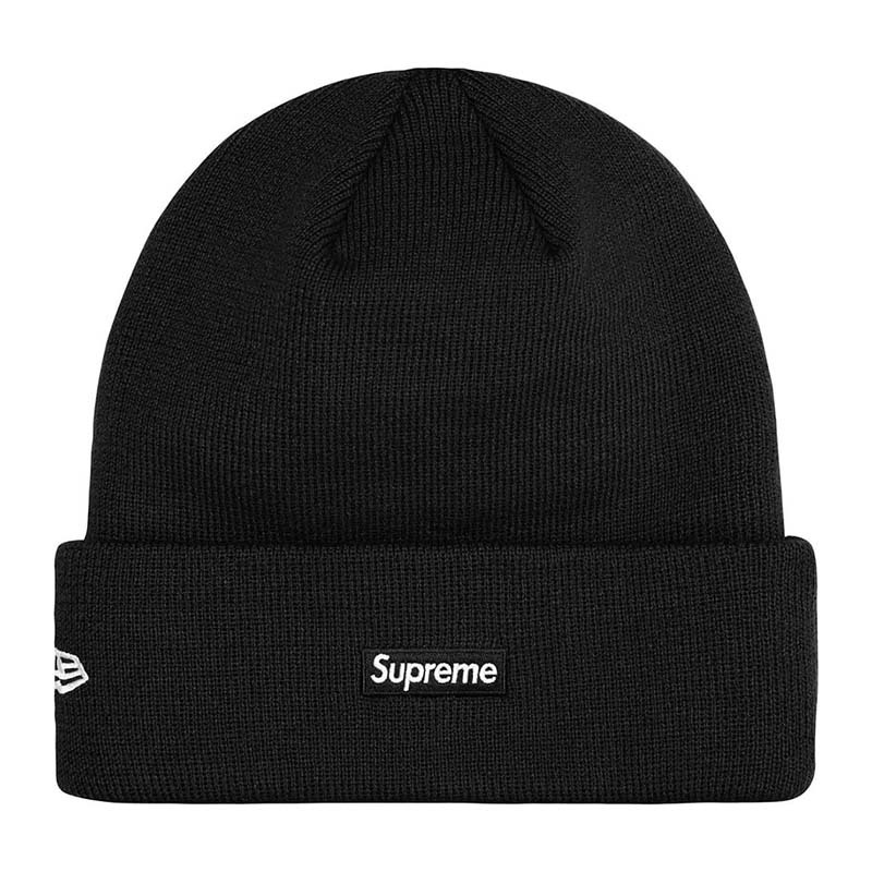 Supreme New Era S Logo Beanie Black 毛帽 黑色 SUP-520 [台灣現貨]