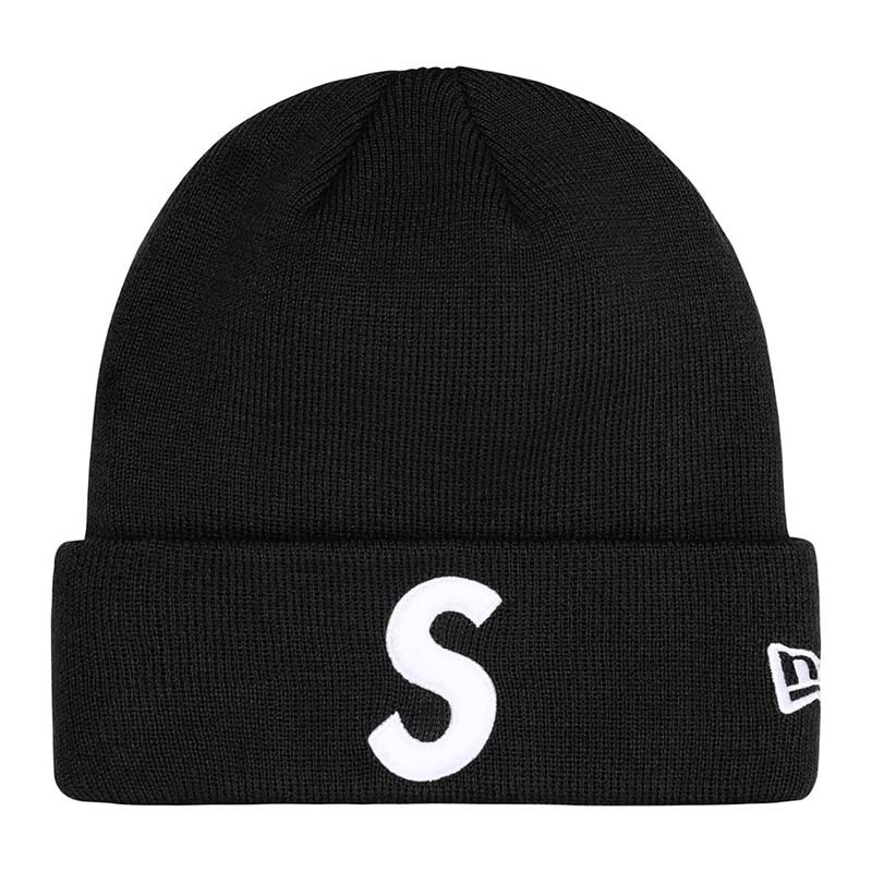 Supreme New Era S Logo Beanie Black 毛帽 黑色 SUP-520 [台灣現貨]